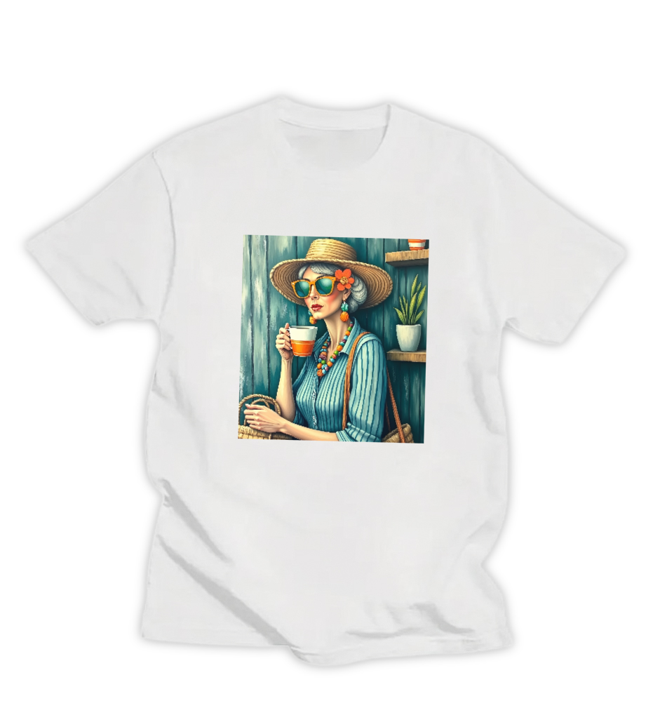 MAE IN SHADES, WOMEN'S T-SHIRT
