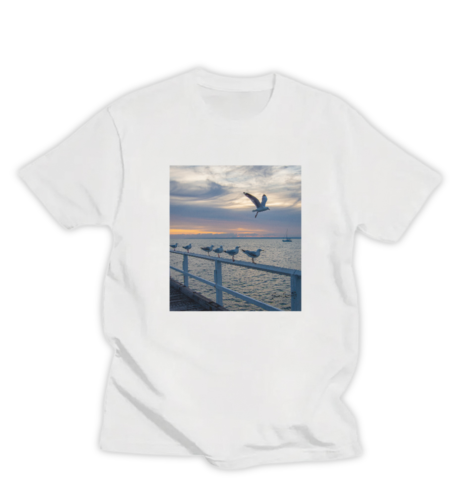 BRUSH OF WINGS, UNISEX T-SHIRT