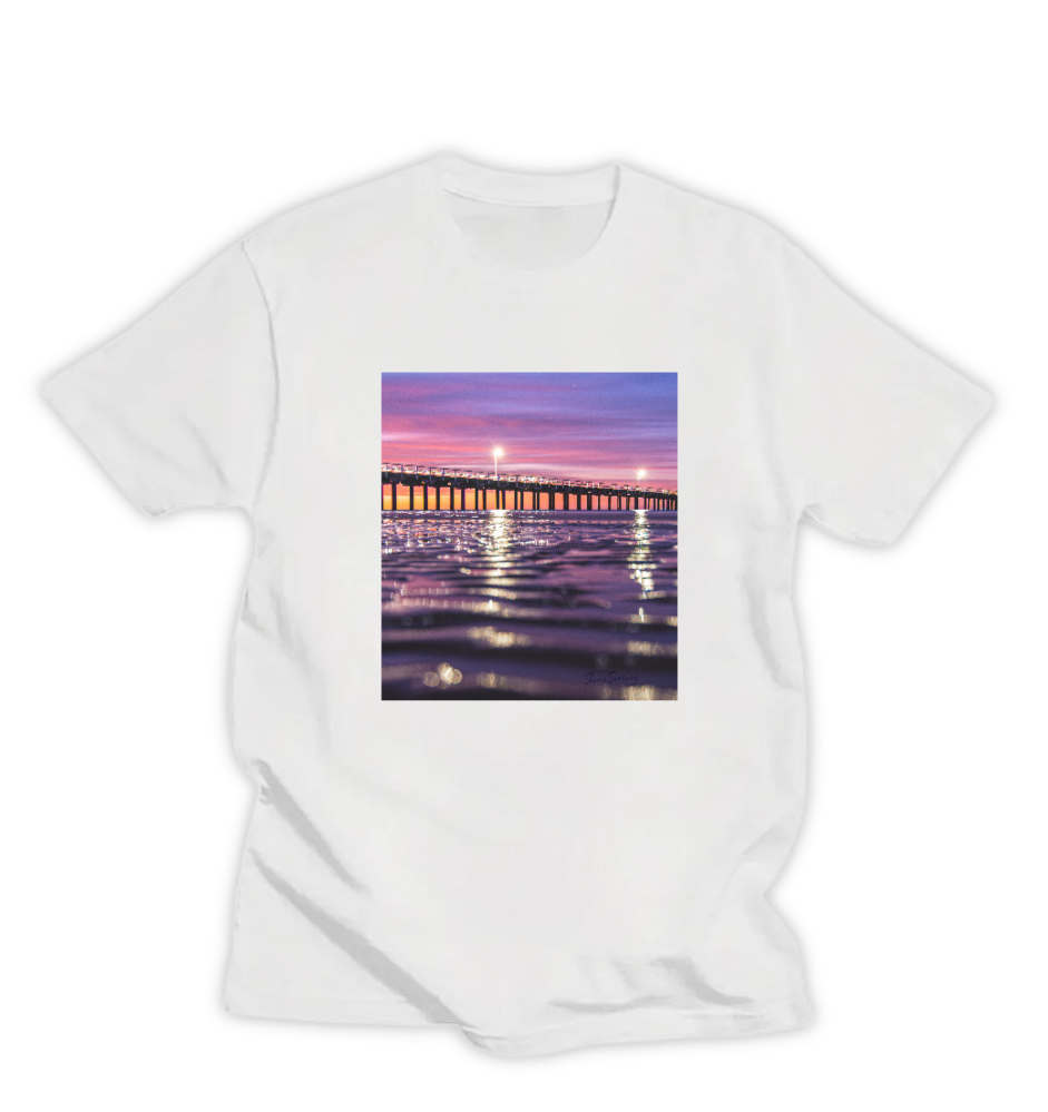 ULTRA VIOLET PIER, UNISEX T-SHIRT