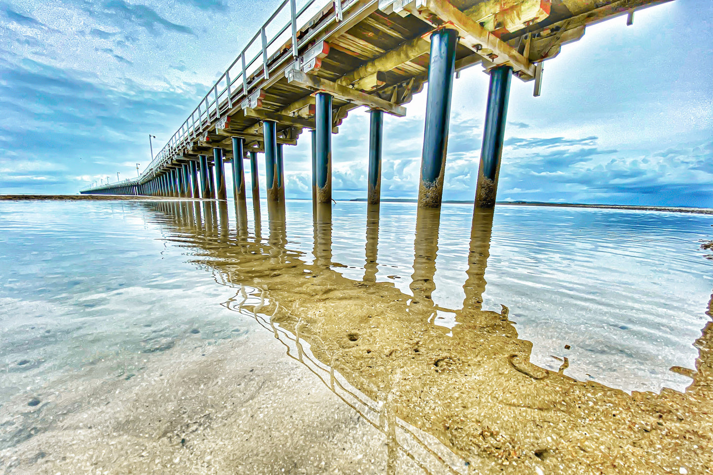 METALLIC BLUE PIER 2