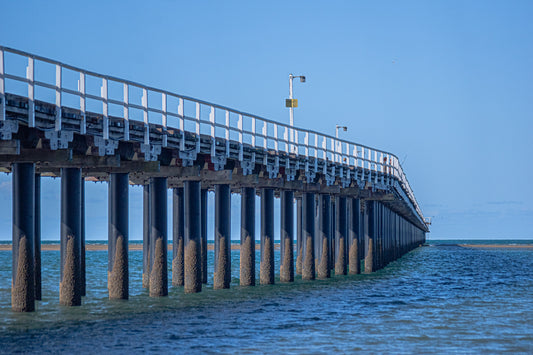 PIER IN BIG BLUE