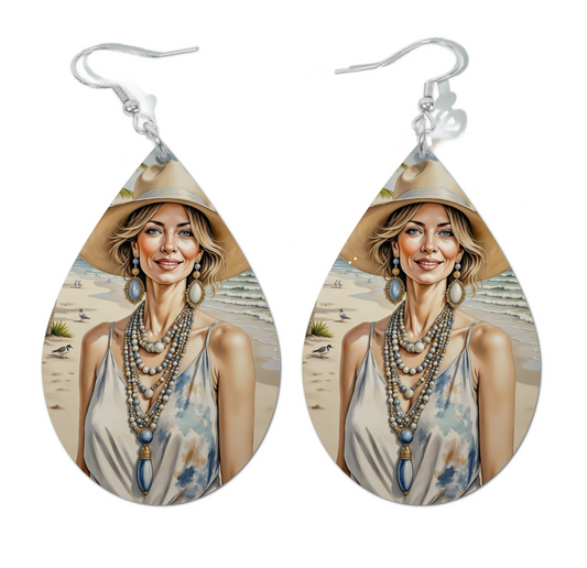 BEACH GLOW WATERDROP EARRINGS