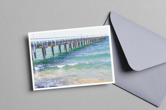 ROCKS, WIND AND WAVES 1 GREETING CARD