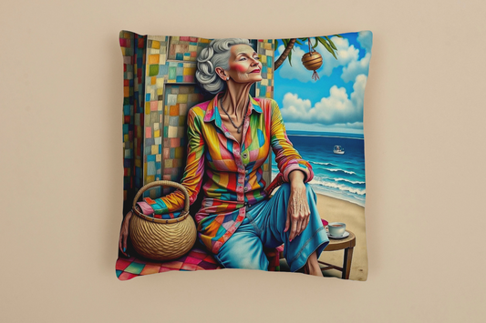 CLARA, CARNIVAL AND BLOOMS CUSHION