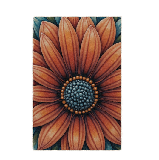 COPPER BLOOM, HAND TOWEL / TEXTILE WALL ART