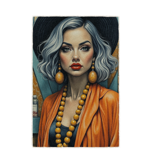 PAPRIKA LEATHER, HAND TOWEL / TEXTILE WALL ART