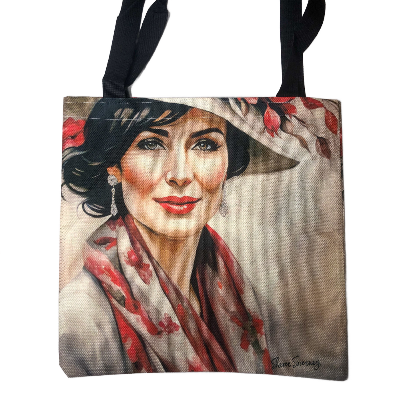 RUBY BLOOMS 2 TOTE BAG