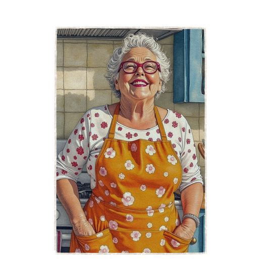 BAKING JOY, HAND TOWEL / TEXTILE WALL ART