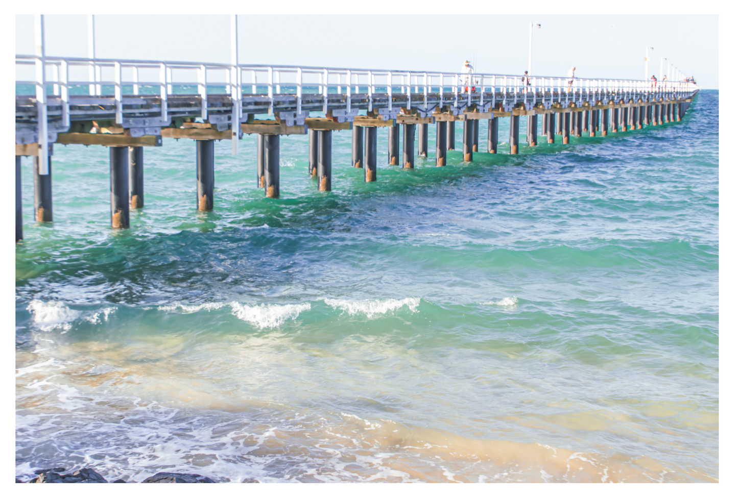 ROCKS, WIND AND WAVES 1 GREETING CARD