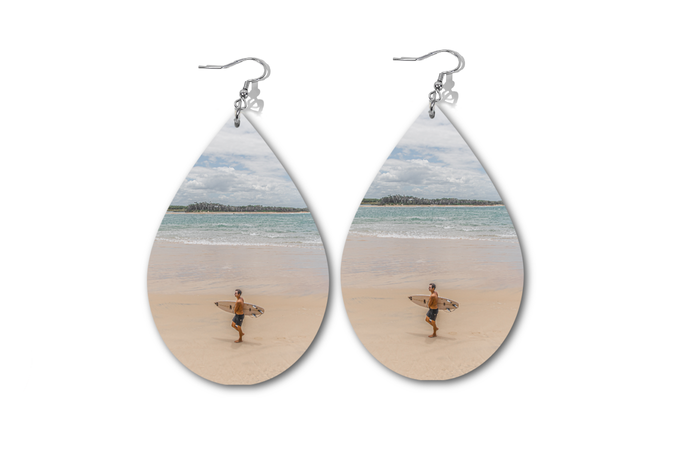 SURFER AT NOOSA WATERDROP EARRINGS