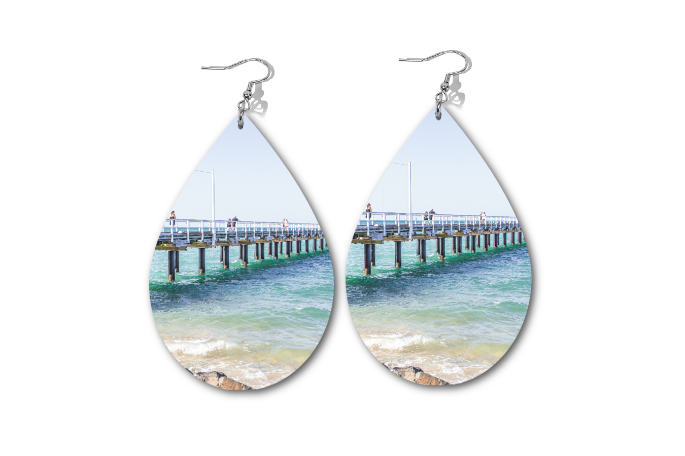 WIND AND WAVES WATERDROP EARRINGS