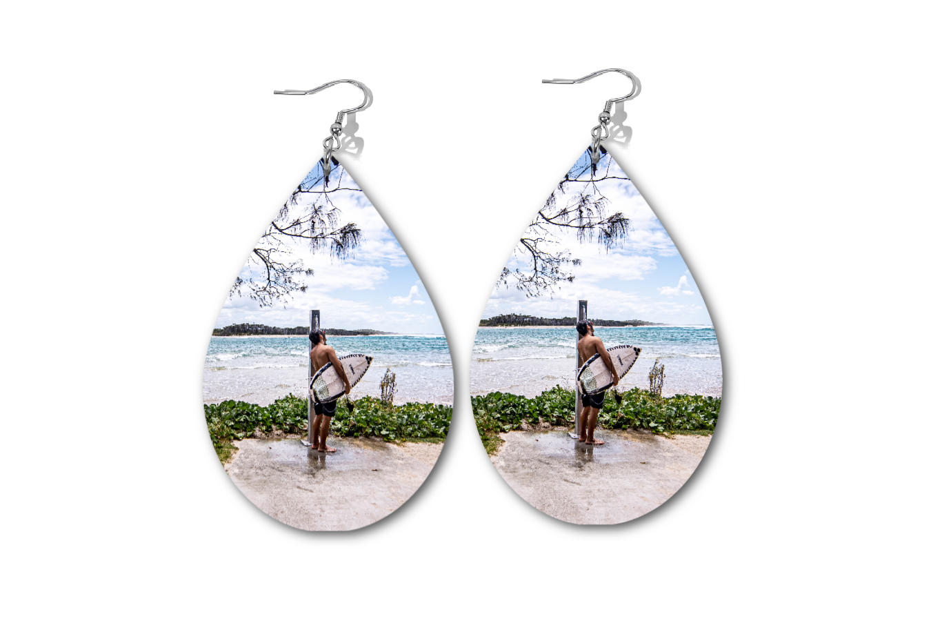 BEACH SHOWER WATERDROP EARRINGS