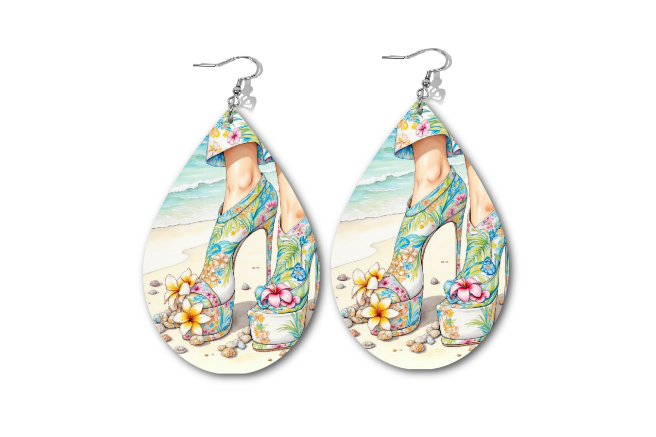 HEELS IN PARADISE WATERDROP EARRINGS