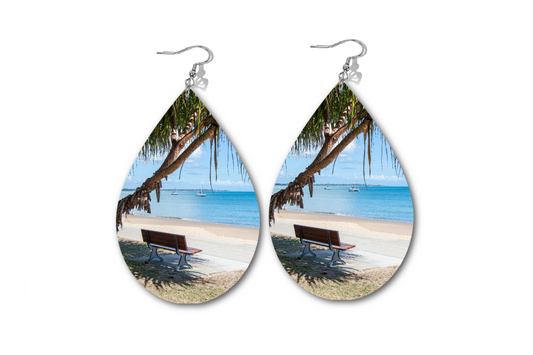 PANDANUS VIEW WATERDROP EARRINGS