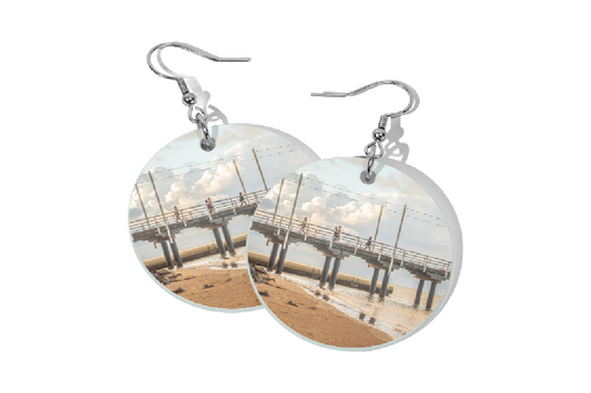 SUNSET STROLL ROUND EARRINGS