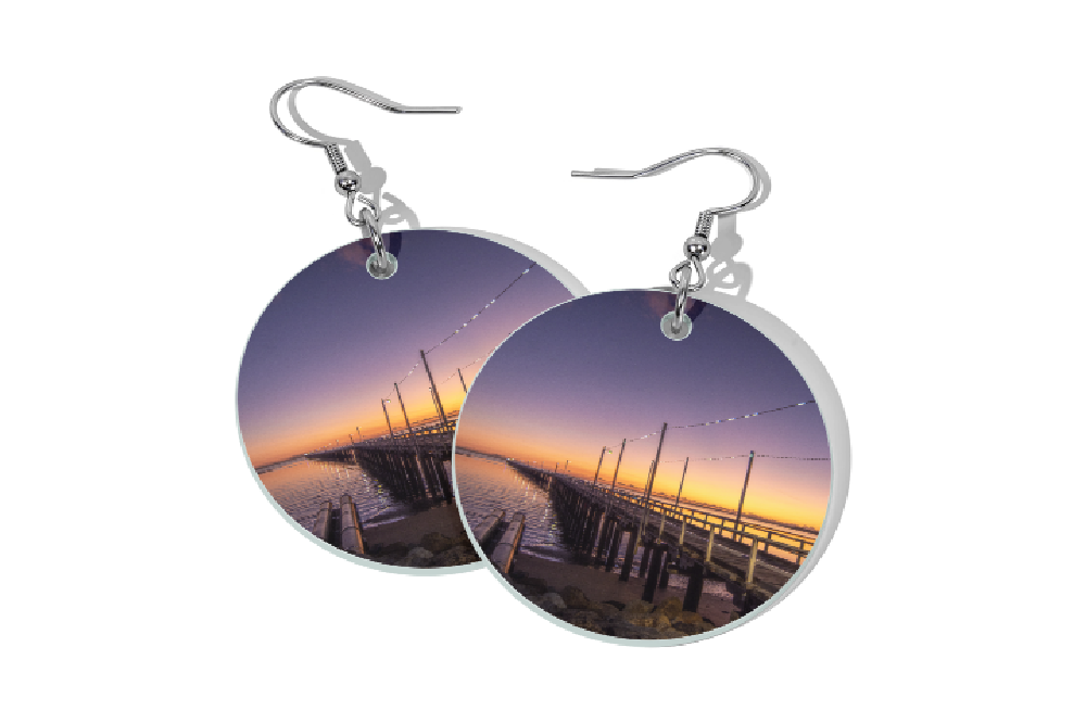 PIPES AND DREAMS ROUND EARRINGS