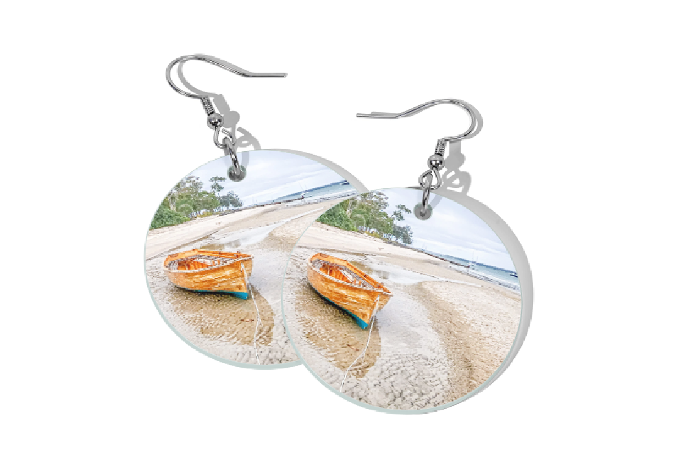 ROWBOAT ROUND EARRINGS