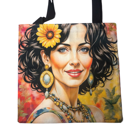 SUNNY BLOSSOM TOTE BAG