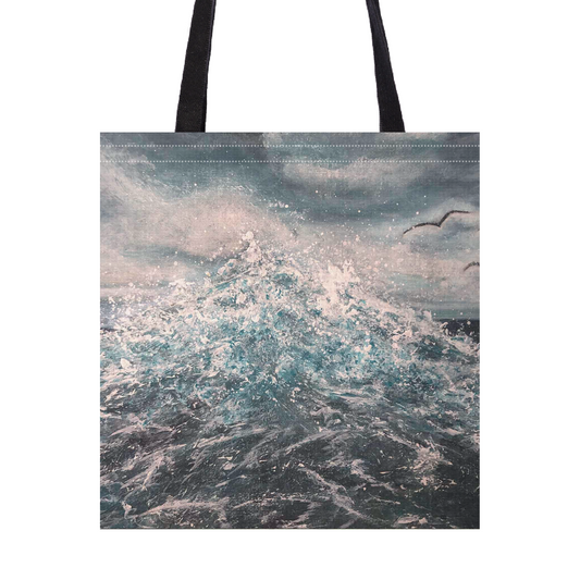 STORM AT SEA, TOTE BAG