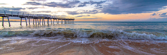 CITRUS SUNSET PANORAMIC CANVAS