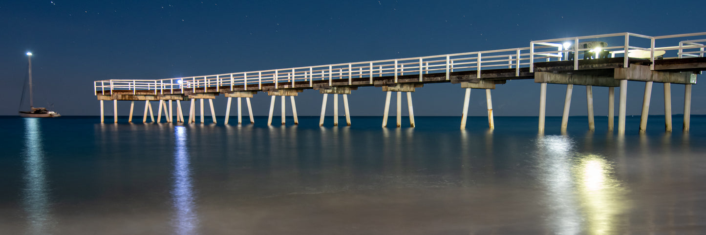 TORQUAY AT TWILIGHT PANORAMIC CANVAS