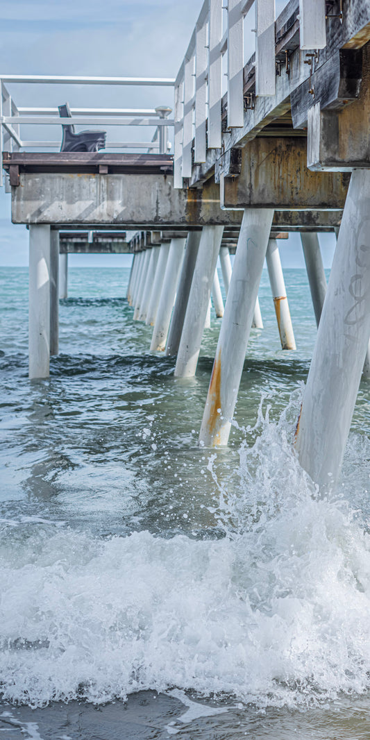 JETTY IN SEAGREEN BEACH TOWEL