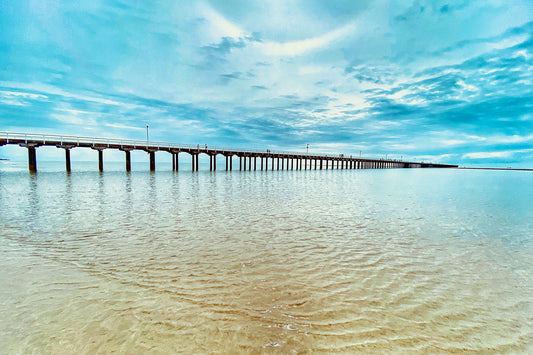 METALLIC BLUE PIER 1