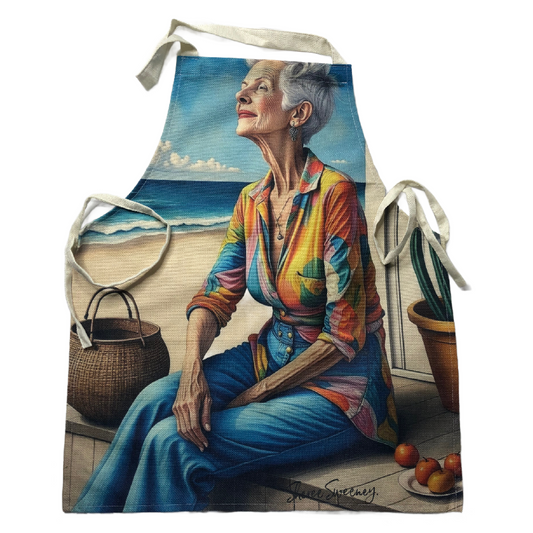 MAVIS, CARNIVAL AND BLOOMS APRON