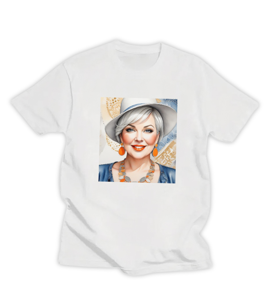 CITRUS GLOW, WOMEN'S T-SHIRT