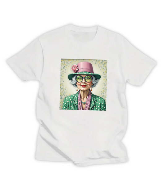 TOPPED WITH PINK, WOMEN'S T-SHIRT