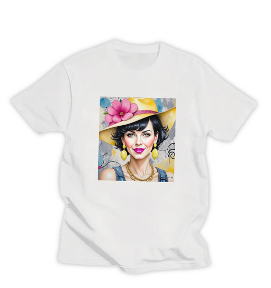 FUCHSIA FLAIR, WOMEN'S T-SHIRT