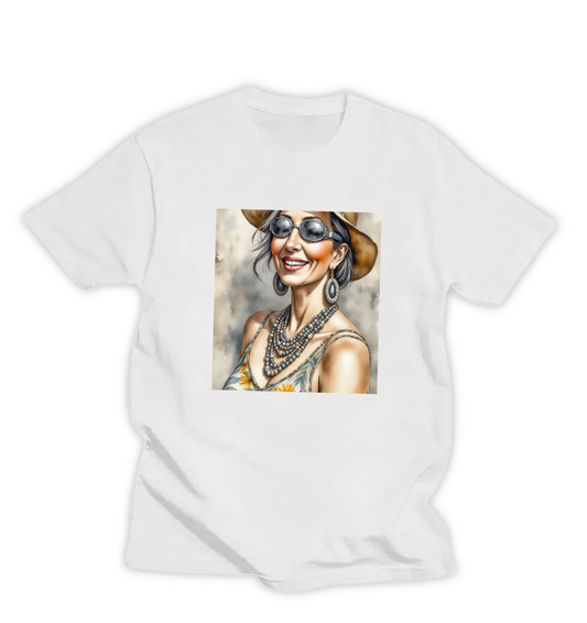 TROPICAL SHADES, WOMEN'S T-SHIRT