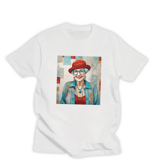 JOYCE IN RED, WOMEN'S T-SHIRT