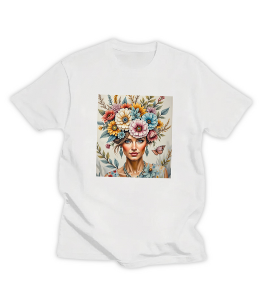 BLOOMS, WOMEN'S T-SHIRT