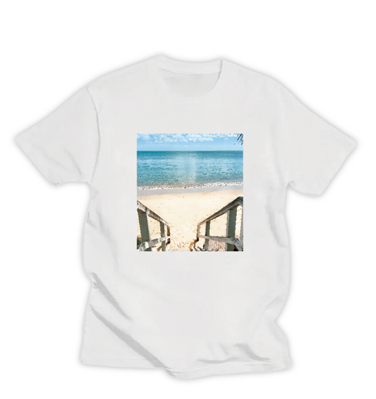 STAIRS TO PARADISE UNISEX T-SHIRT