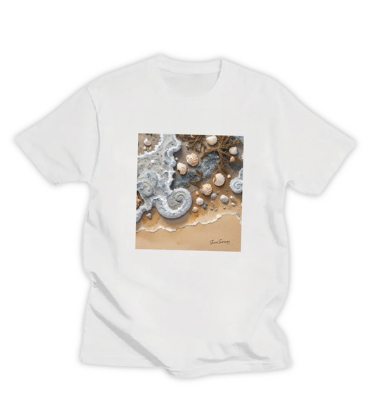 BEACH FRAGMENTS 3 WOMEN'S T-SHIRT