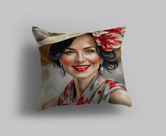 RUBY BLOOMS CUSHION