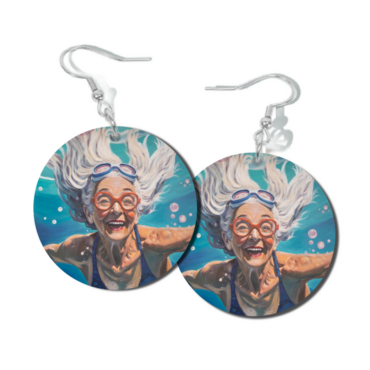 PEARL, ROUND EARRINGS