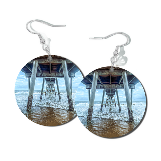 UP CLOSE, ROUND EARRINGS