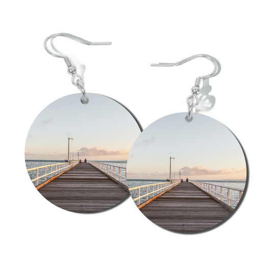 PIER WHISPERS, ROUND EARRINGS