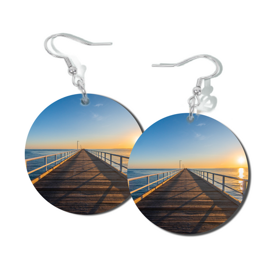 DAWN'S SYMPHONY, ROUND EARRINGS