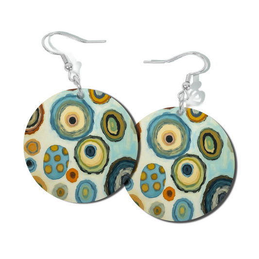 HARMONY ECHOES ROUND EARRINGS