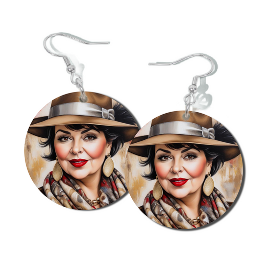 HAZEL, ROUND EARRINGS