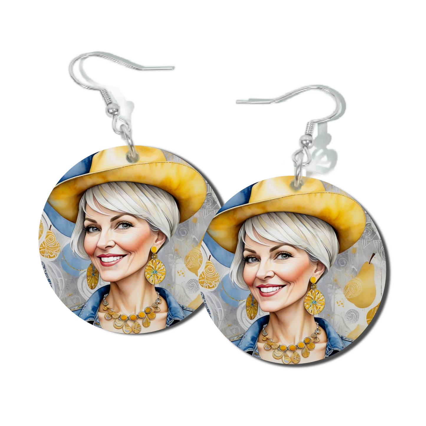 POLLY ROUND EARRINGS