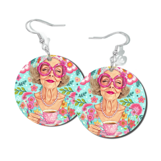 MARGY, ROUND EARRINGS