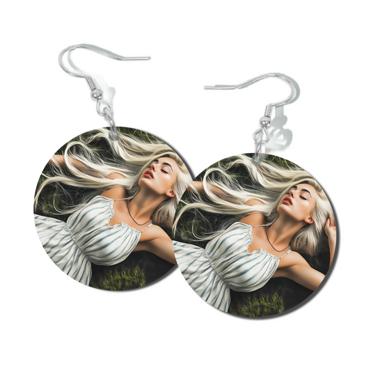 GROUNDED, ROUND EARRINGS
