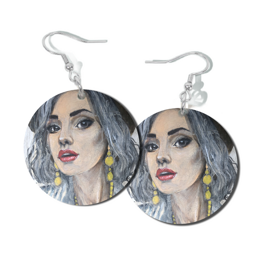 SERA, ROUND EARRINGS