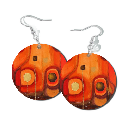 ZING, ROUND EARRINGS