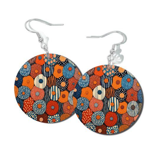 MELODY, ROUND EARRINGS