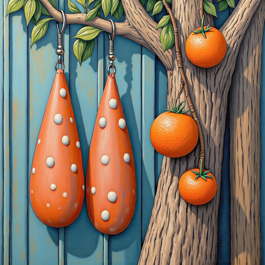 ORANGE DANGLES FINE ART PRINT